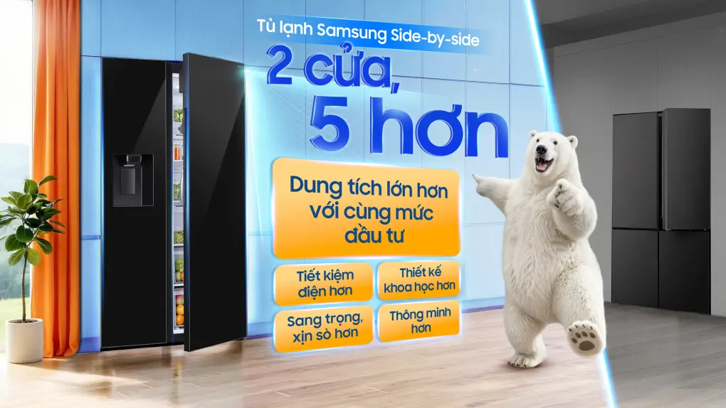 Tủ Lạnh Samsung Inverter 634 Lít RS80F65J2BSV