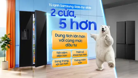 Tủ Lạnh Samsung Inverter 634 Lít RS80F65J2BSV