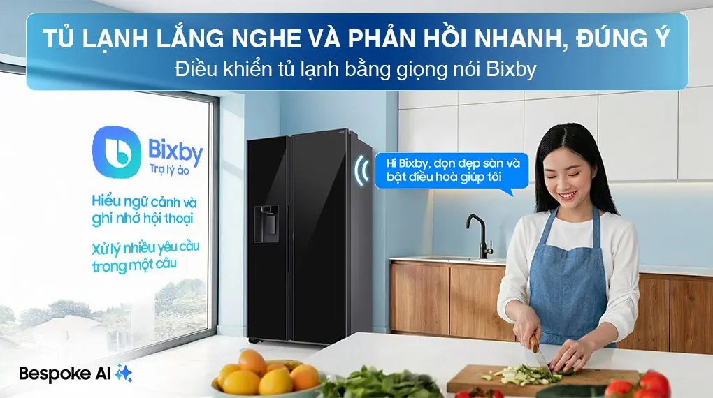 Tủ Lạnh Samsung Inverter 634 Lít RS80F65J2BSV