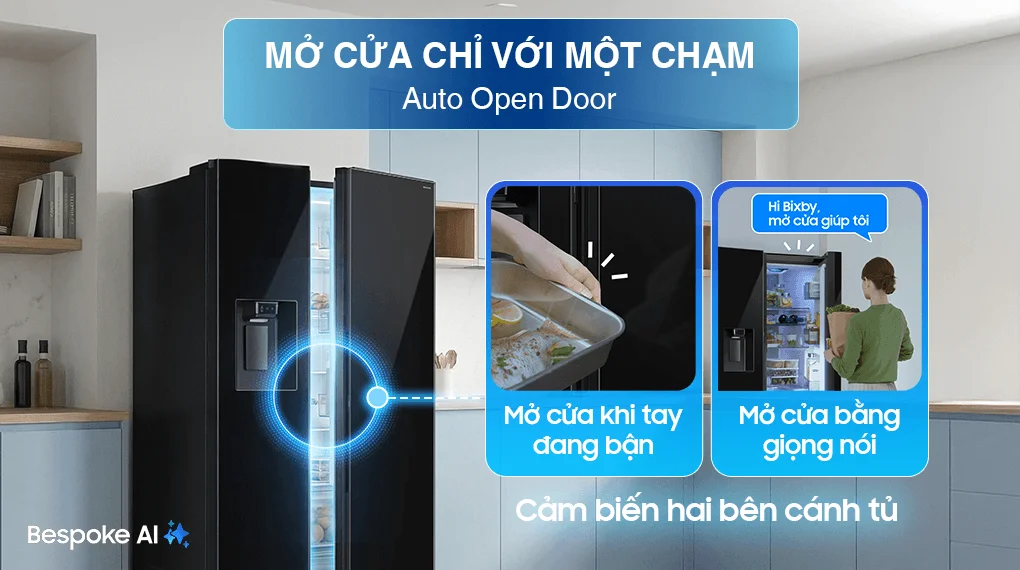 Tủ Lạnh Samsung Inverter 634 Lít RS80F65J2BSV