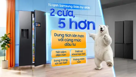 Tủ Lạnh Samsung Inverter 615 Lít AI Home RS90F65D2FSV