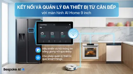 Tủ Lạnh Samsung Inverter 615 Lít AI Home RS90F65D2FSV