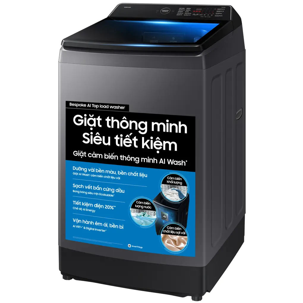 Máy Giặt Samsung Inverter 13 kg WA80F13S5BSV 0