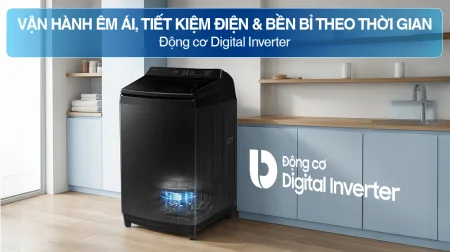 Máy Giặt Samsung Inverter 13 kg WA80F13S5BSV