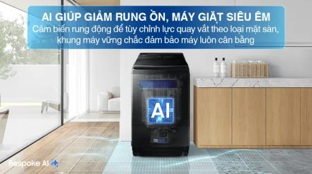 Máy Giặt Samsung Inverter 19 kg WA80F19B9BSV