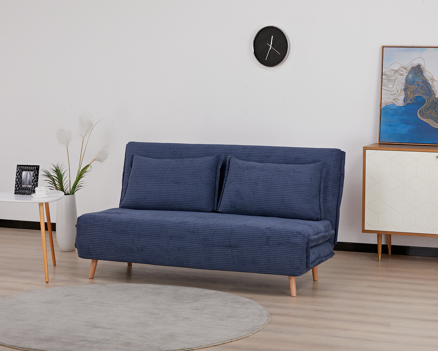 Sofa Giường Lynn LAH-279N68-P160 Xanh 0