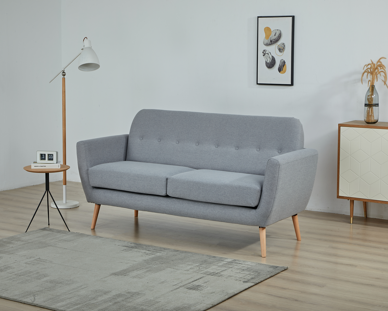 Sofa 3 Chỗ Botan DX-LEG-810N1-P3 Xám 0
