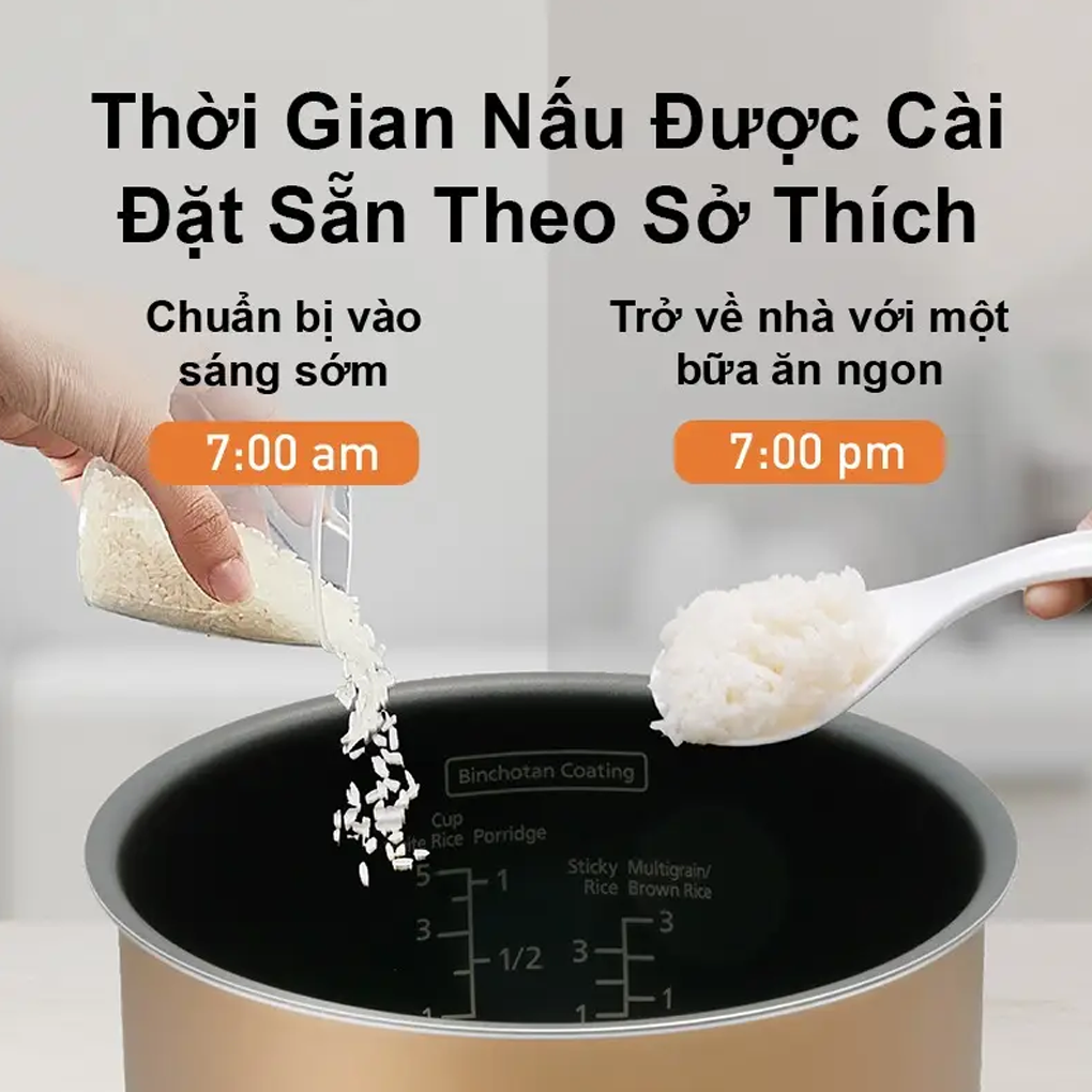 Nồi Cơm Điện Tử Panasonic SR-DK104WRA 1 Lít 10