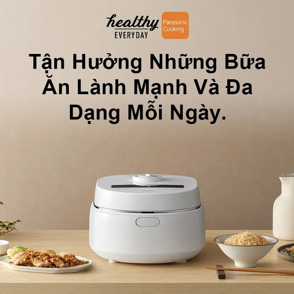 Nồi Cơm Điện Tử Panasonic SR-DK104WRA 1 Lít 7