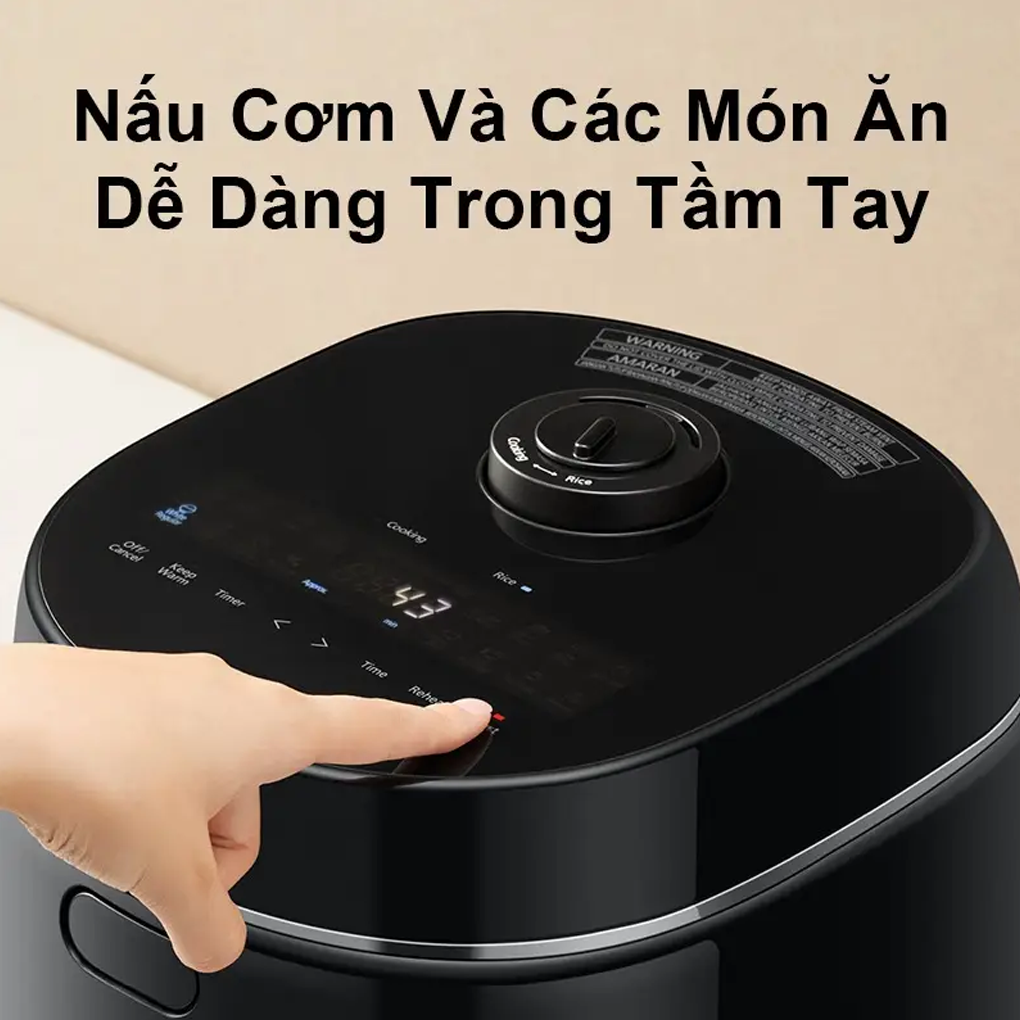 Nồi Cơm Điện Tử Panasonic SR-DM184KRA 1.8 Lít 10