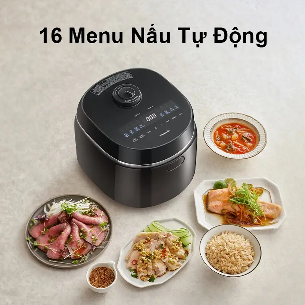 Nồi Cơm Điện Tử Panasonic SR-DM184KRA 1.8 Lít 8