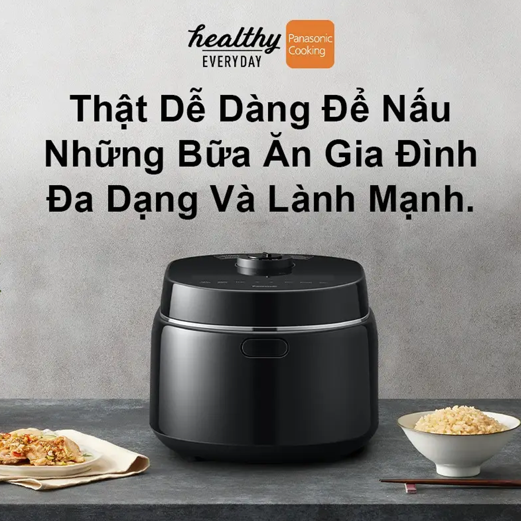Nồi Cơm Điện Tử Panasonic SR-DM184KRA 1.8 Lít 9