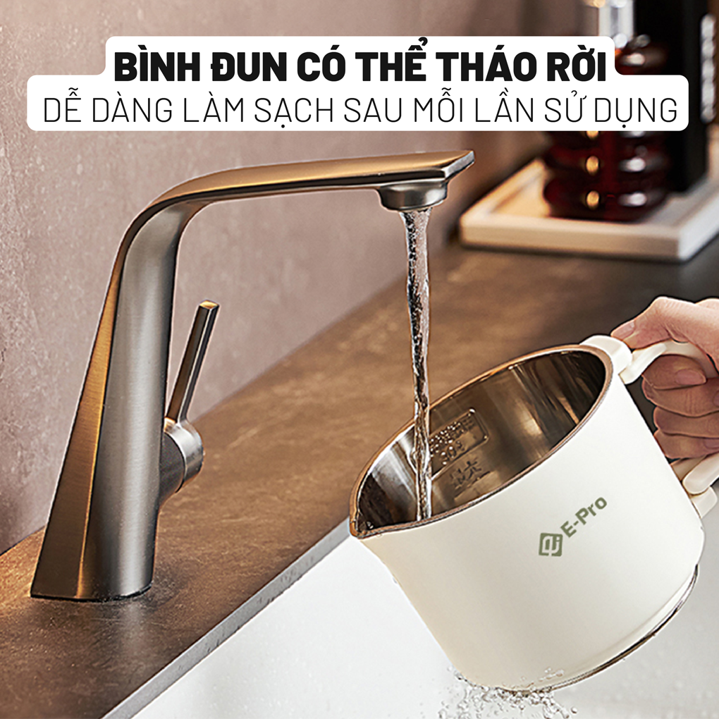 Bình Đun Điện E-PRO 800ml VEP-EKT-SS2 (ZDP) 8