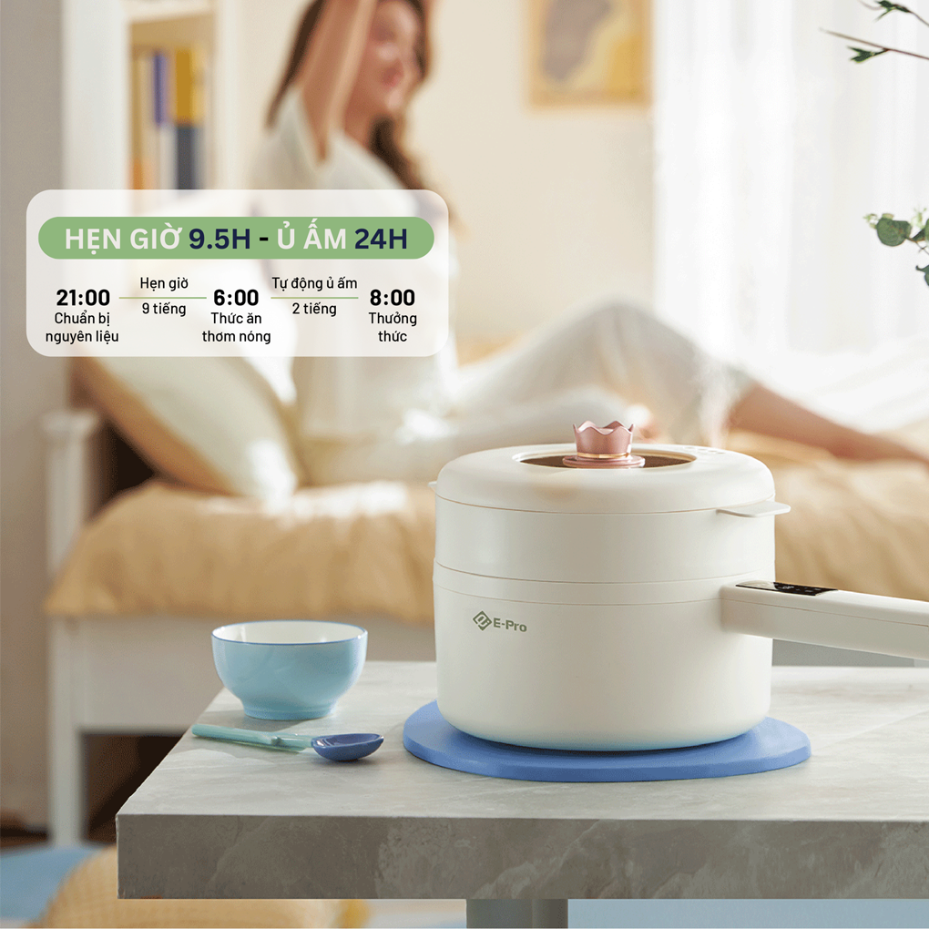Nồi Điện Đa Năng E-PRO 3.0 Lít VEP-DEC-SD4Z 10