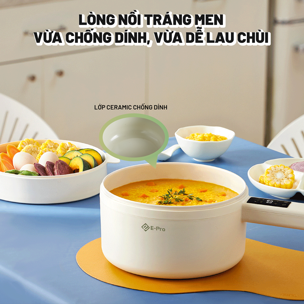 Nồi Điện Đa Năng E-PRO 3.0 Lít VEP-DEC-SD4Z 7