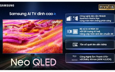 Smart AI Tivi Samsung Mini LED 4K 65 Inch QA65QN90F