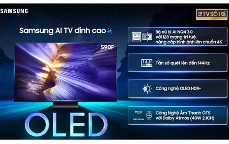 Smart Tivi Samsung OLED 4K Vision AI 83 Inch QA83S90F