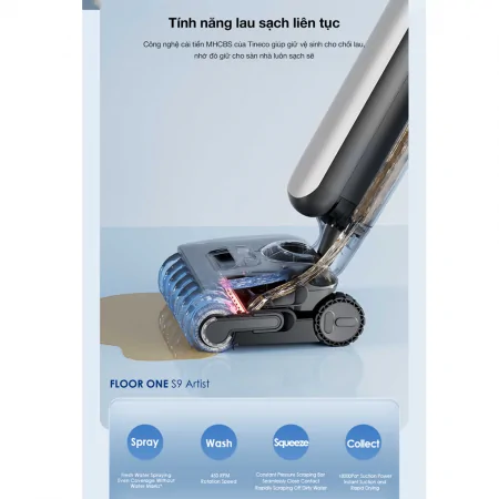 Máy Hút Bụi Lau Nhà Tineco Floor One S9 Artist FW2C0200ID 14