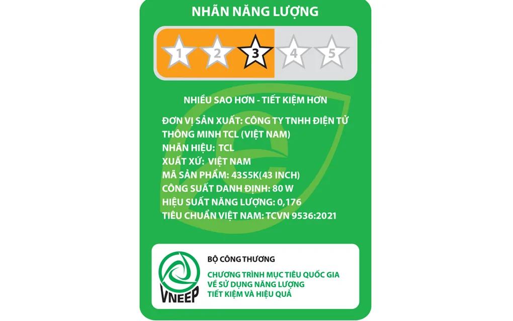 Google Tivi TCL QLED Full HD 43 Inch 43S5K 8