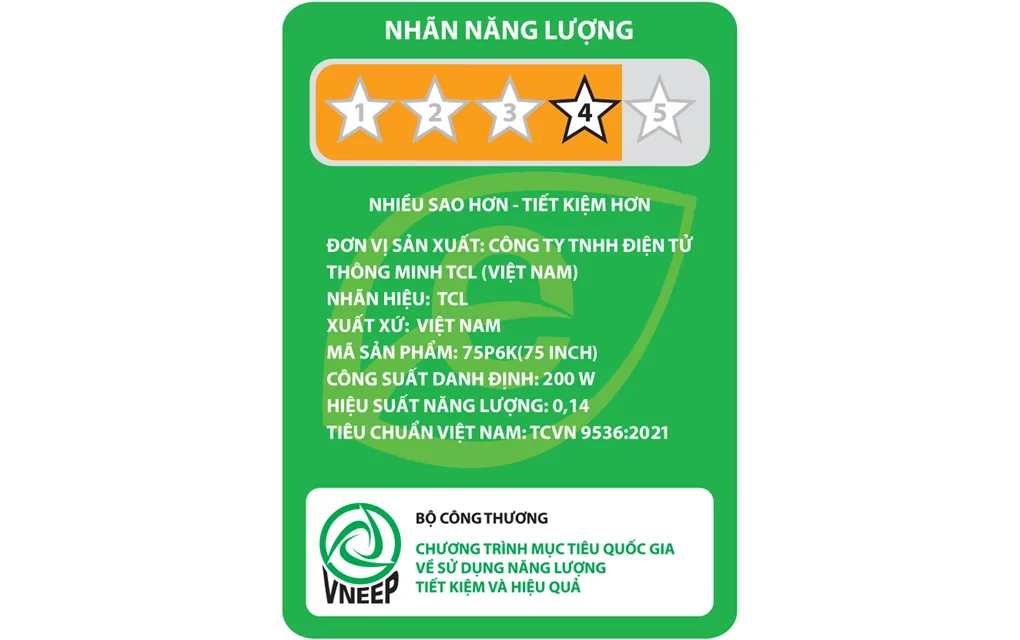 Google Tivi TCL 4K 75 Inch 75P6K 8