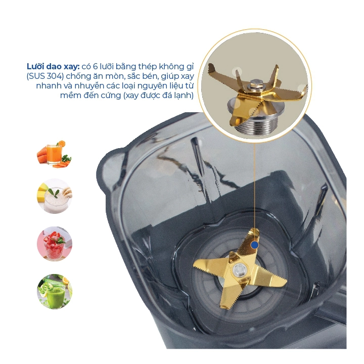 Máy Xay Sinh Tố Korea King PEB-1800 3