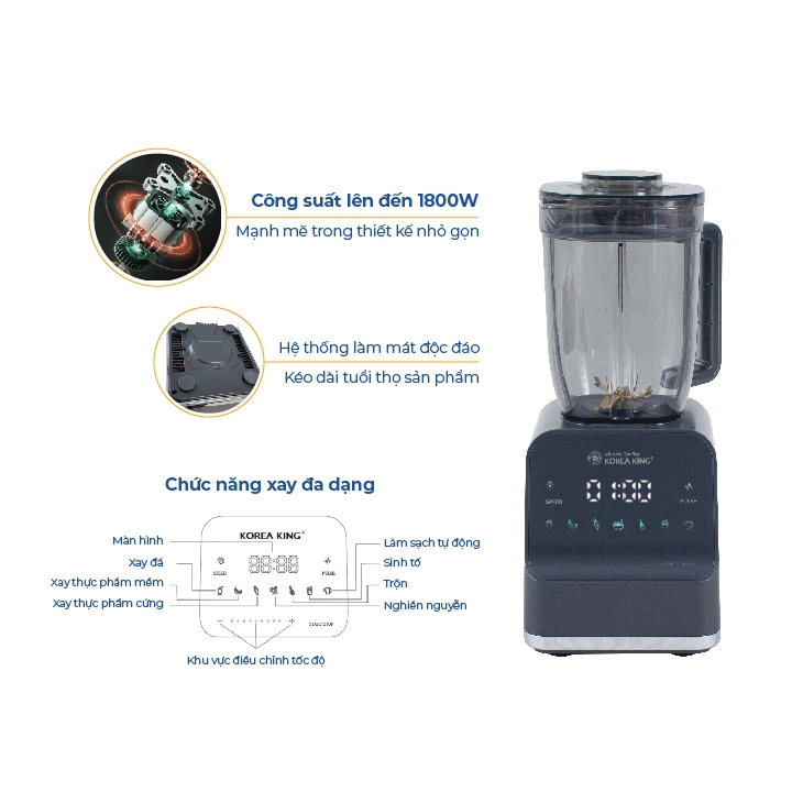 Máy Xay Sinh Tố Korea King PEB-1800 4