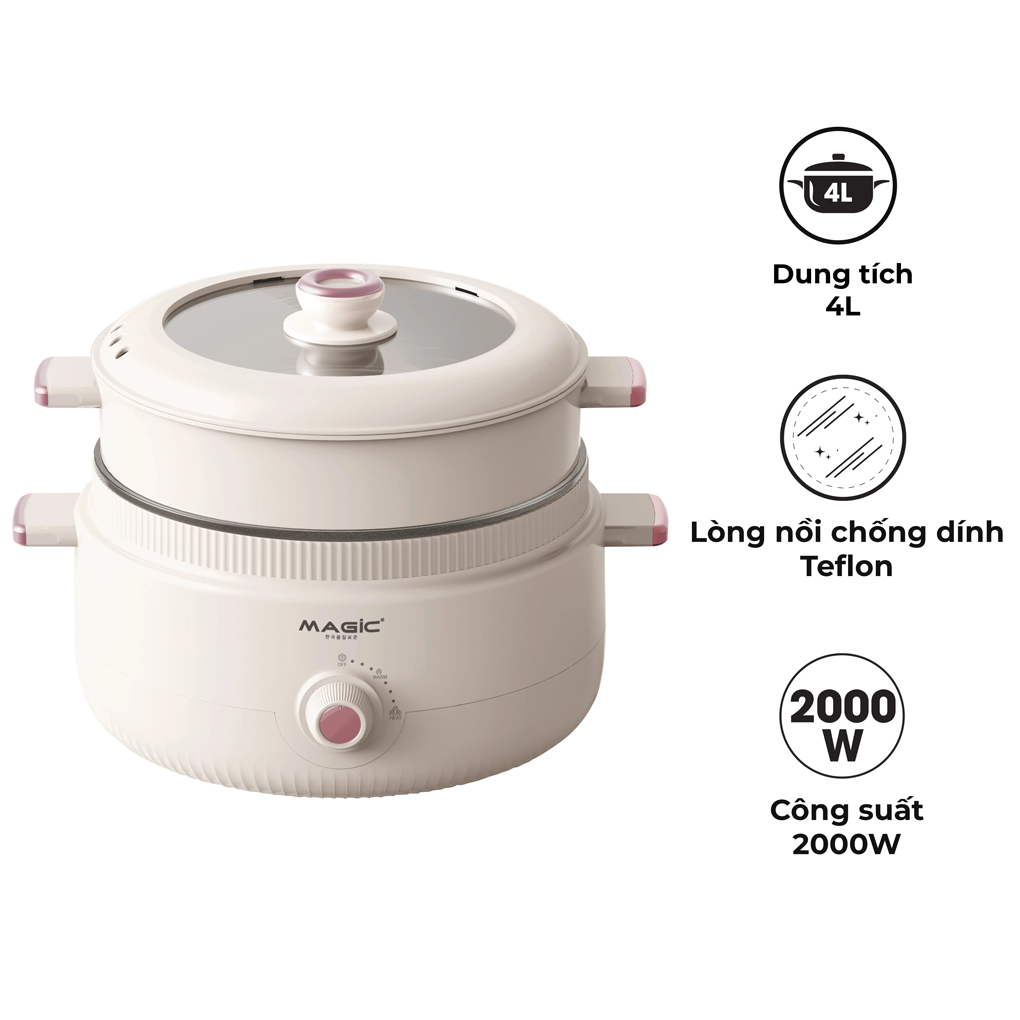 Nồi Lẩu Hấp Thủy Nhiệt Đa Năng Magic A-091 1