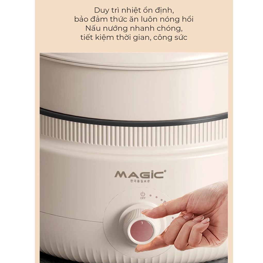 Nồi Lẩu Hấp Thủy Nhiệt Đa Năng Magic A-091 5