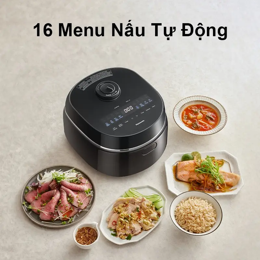 Nồi Cơm Điện Tử Panasonic SR-DM104KRA 1 Lít 9
