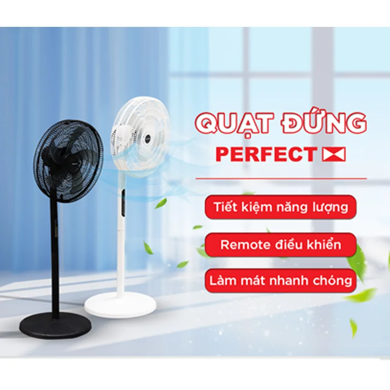 Quạt Đứng Có Remote Điều Khiển Perfect PF-QD310 4
