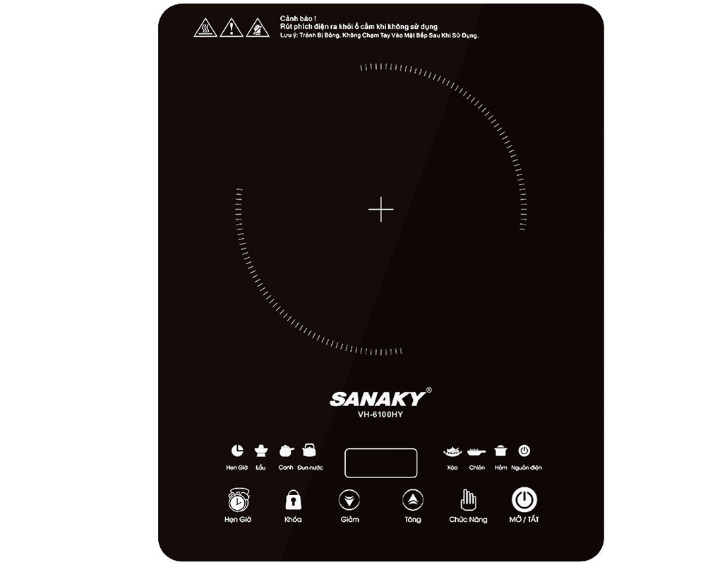 Bếp Điện Từ Đơn Sanaky VH6100HY 0