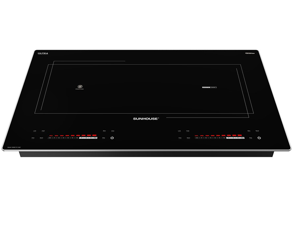 Bếp Đôi Điện Từ Hồng Ngoại Sunhouse SHB82191-VMC 4400W 1