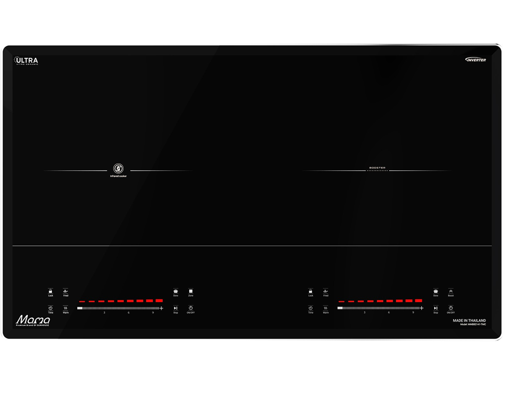 Bếp Đôi Điện Từ Hồng Ngoại Sunhouse Mama MMB82141-TMC 4400W - Xuất Xứ Thái Lan 0