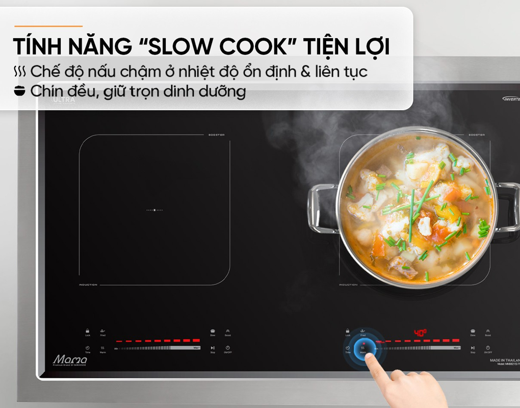 Bếp Đôi Điện Từ Sunhouse MaMa MMB82152-TMC 4400W - Xuất Xứ Thái Lan 6