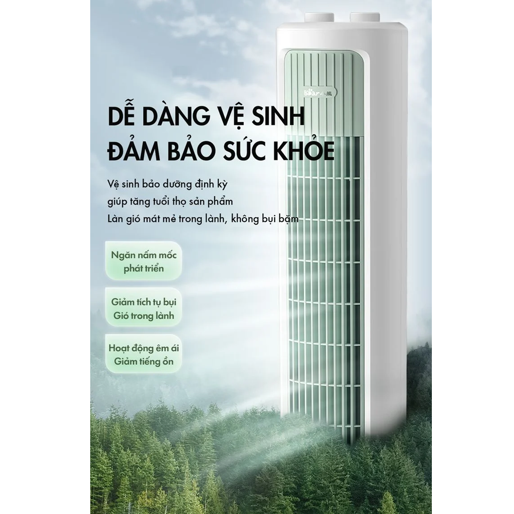 Quạt Tháp Đối Lưu Cao Cấp Bear DFS-D40G1 11