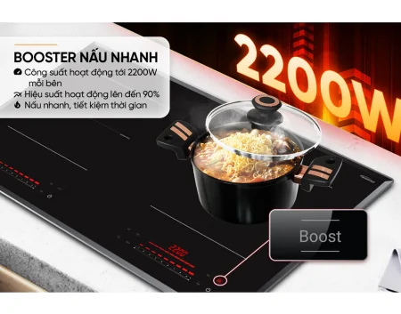 Bếp Đôi Điện Từ Sunhouse Mama MMB82172-MMC - Xuất Xứ Malaysia 8
