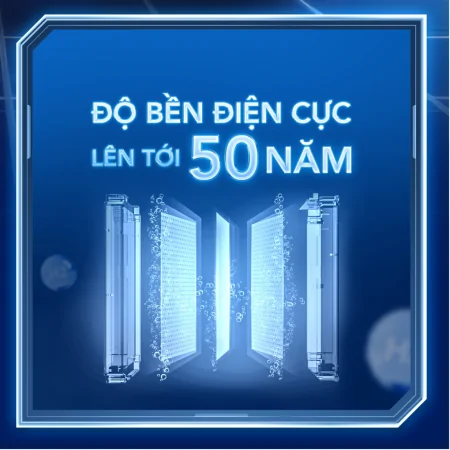 Máy Lọc Nước Hydrogen Ion Kiềm Hòa Phát RO HyperS HPA855 12 Lõi 7