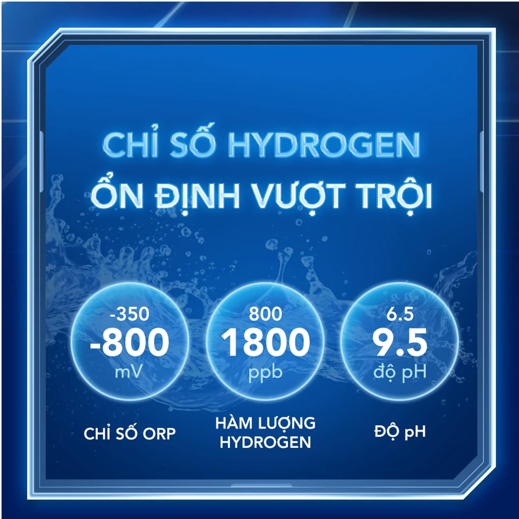 Máy Lọc Nước RO Nóng Nguội Lạnh Hydrogen Ion Kiềm Hòa Phát HPA885 12 Lõi 9