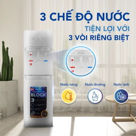 Cây Nước Nóng Lạnh Hút Bình Hòa Phát HHC383 8