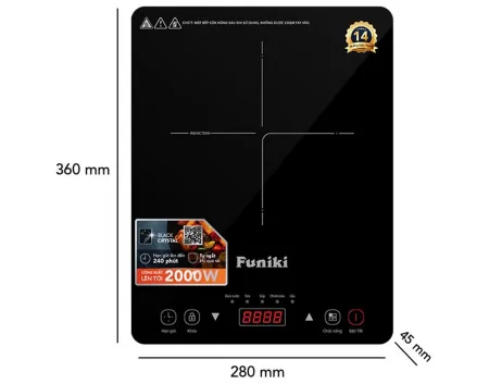 Bếp Điện Từ Đơn Funiki HSD8138 2000W 2