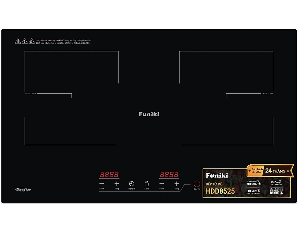 Bếp Điện Từ Đôi Funiki HDD8526 3500W