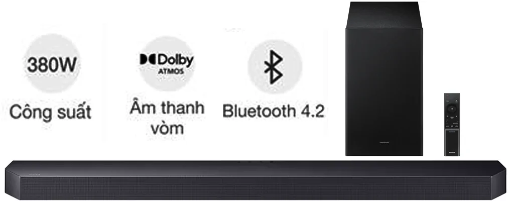 Bộ Loa Thanh Samsung HW-Q600F/XV 380W