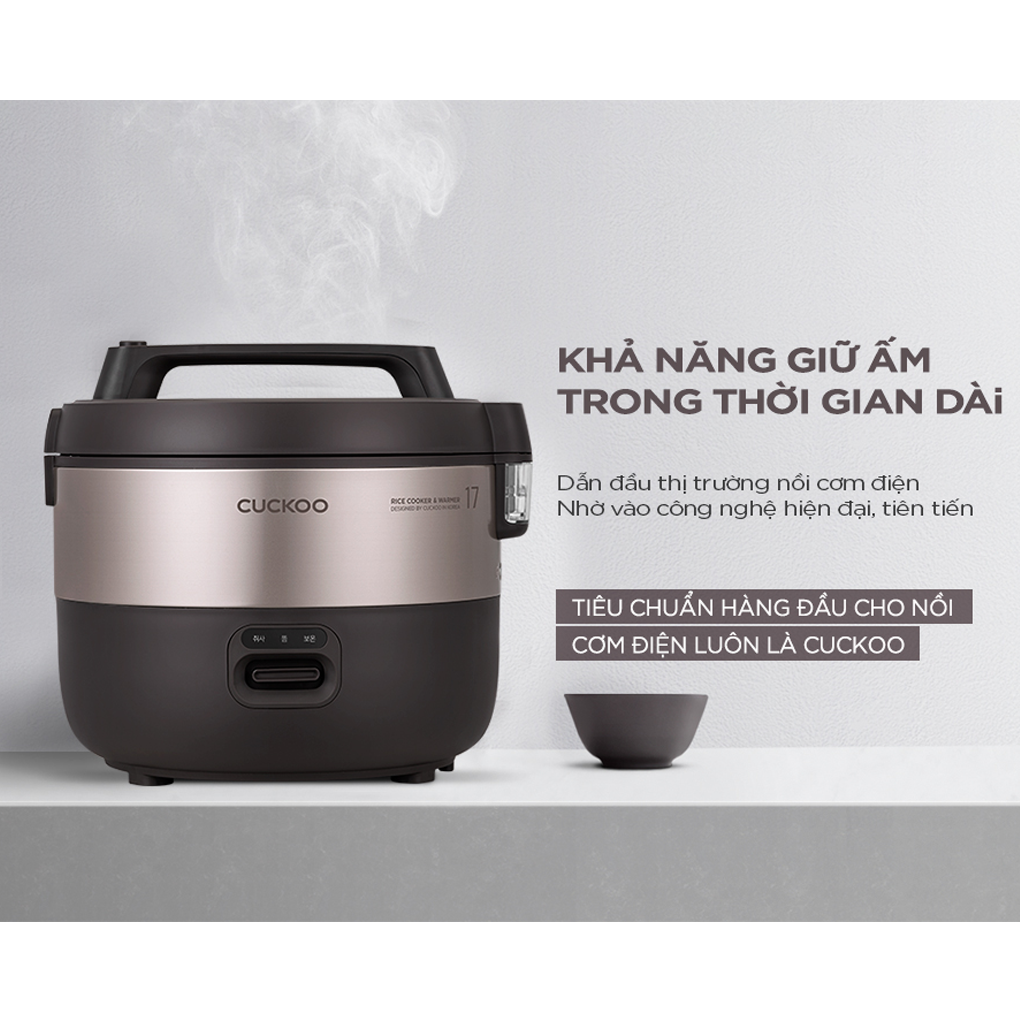 Nồi Cơm Điện Cuckoo CR-1755/KBBKCRVN 3.06 Lít 8
