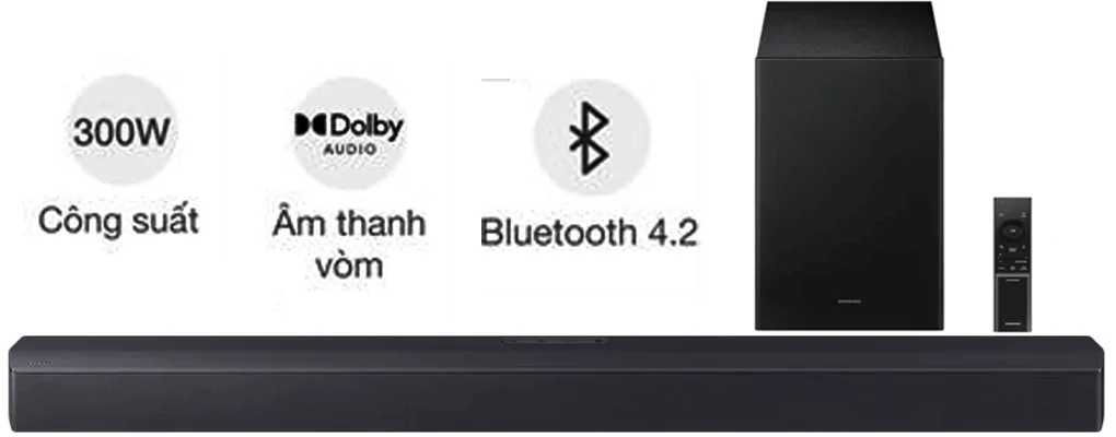 Bộ Loa Thanh Samsung HW-B450F/XV 300W