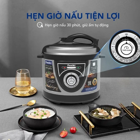 Nồi Áp Suất Điện Funiki HPC6855 5 Lít 7