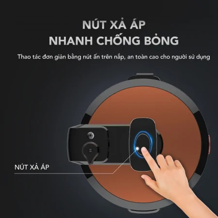 Nồi Áp Suất Điện Funiki HPC6858 6 Lít 10