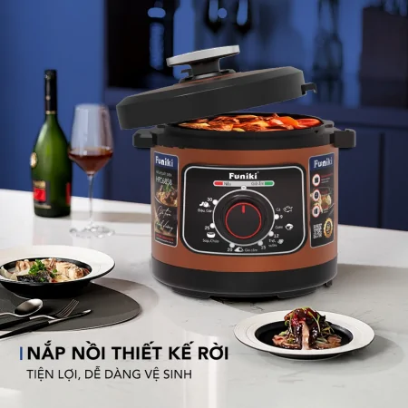 Nồi Áp Suất Điện Funiki HPC6858 6 Lít 7