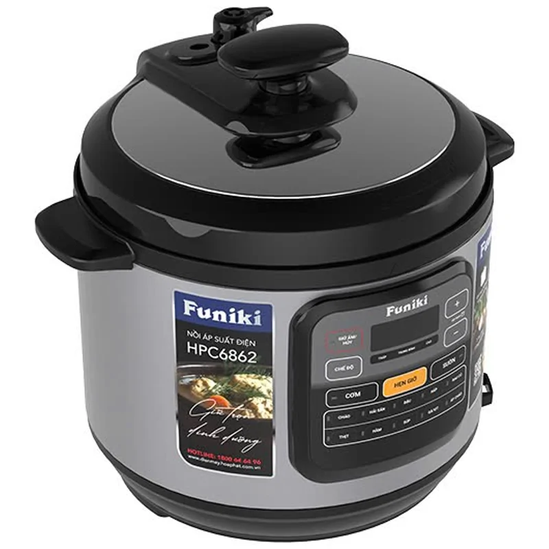 Nồi Áp Suất Điện Funiki HPC6862 6 Lít 1