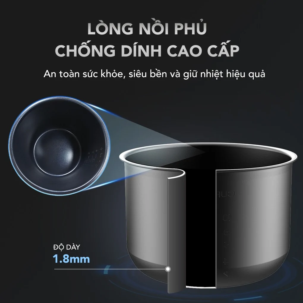 Nồi Áp Suất Điện Funiki HPC6862 6 Lít 4