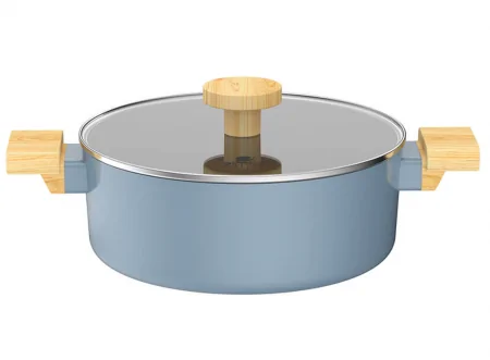 Bộ Nồi Chảo Chống Dính Vân Gỗ Elmich Nature EL-5206MG04 1